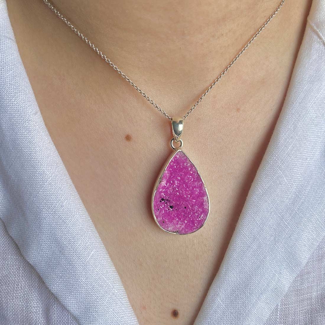 Cobalt Calcite Pendant-(CBC-P-1.)